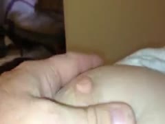 When I play with my housewife's nipples, she can't live without it.